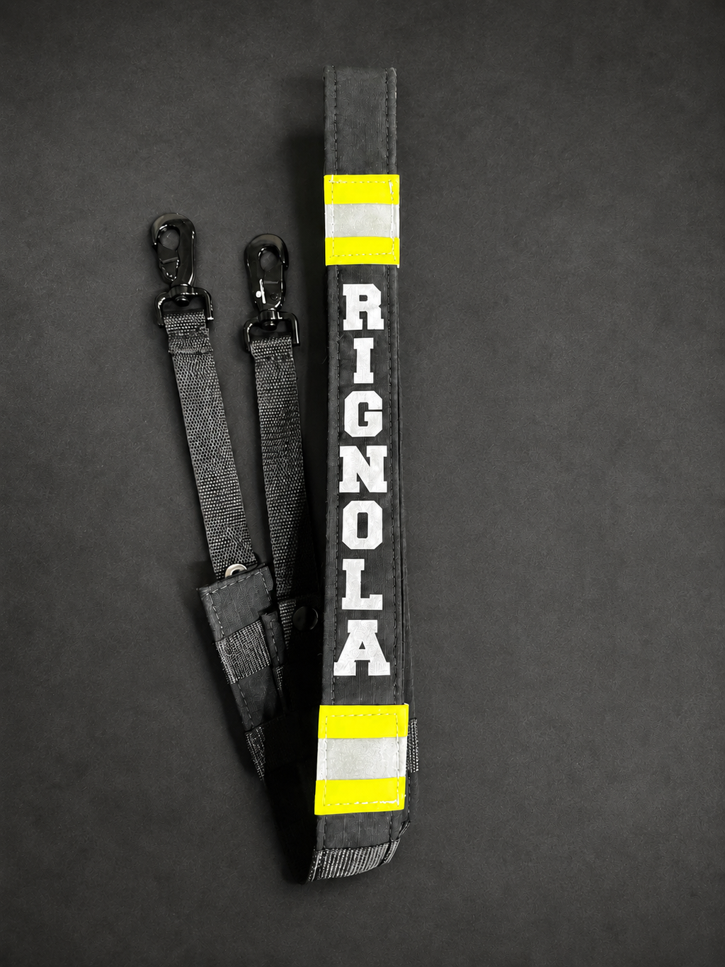 Personalized Reflective Trim Firefighter Radio Strap