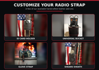 Leather Firefighter Radio Strap