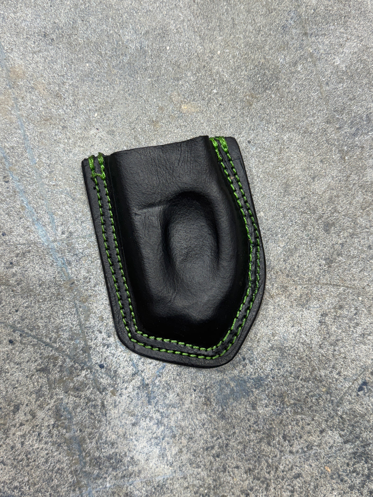 Handcrafted plain leather Raptor Rescue Shears sheath made from full-grain leather.