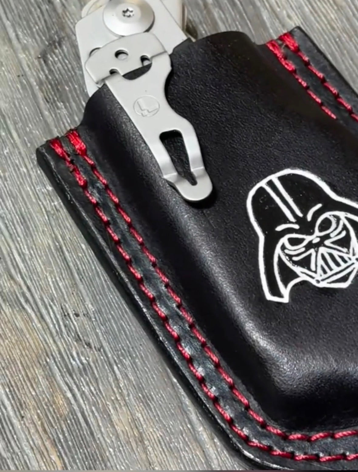 Premium Leather Trauma Shears Holster – Compatible with Raptor™ Shears