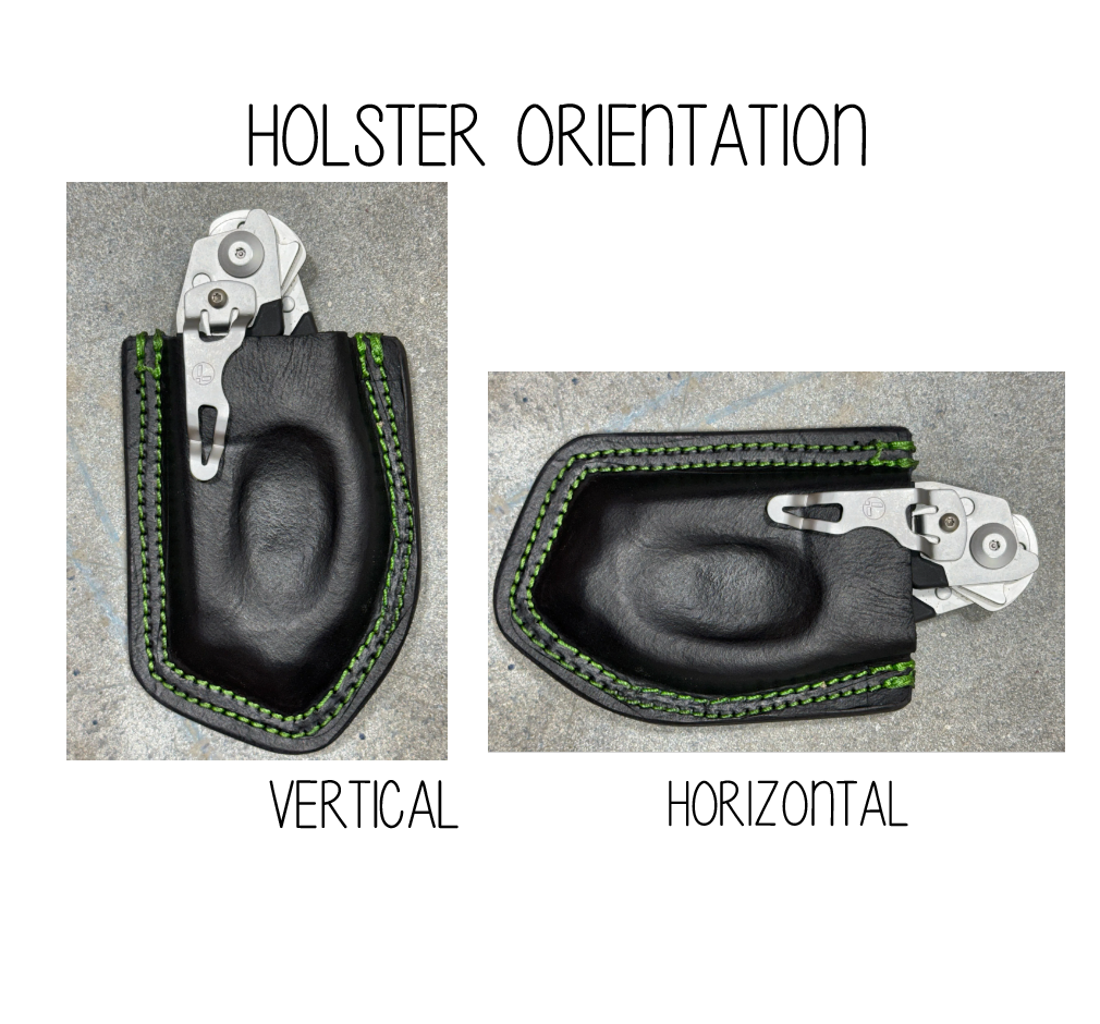 Custom Leather Sheath for Leatherman Raptor Shears – Handcrafted & Radio Strap Compatible
