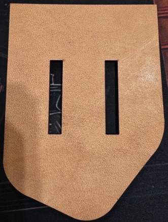 Custom Stamped Leather Shears Holster