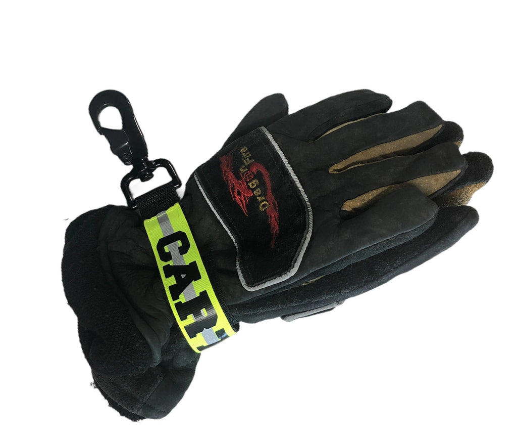 Personalized Reflective Trim Firefighter Radio Strap