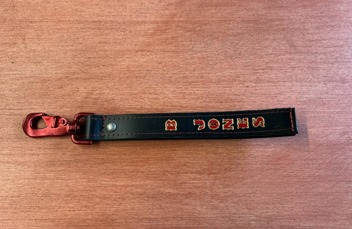 Personalized Leather Glove Strap