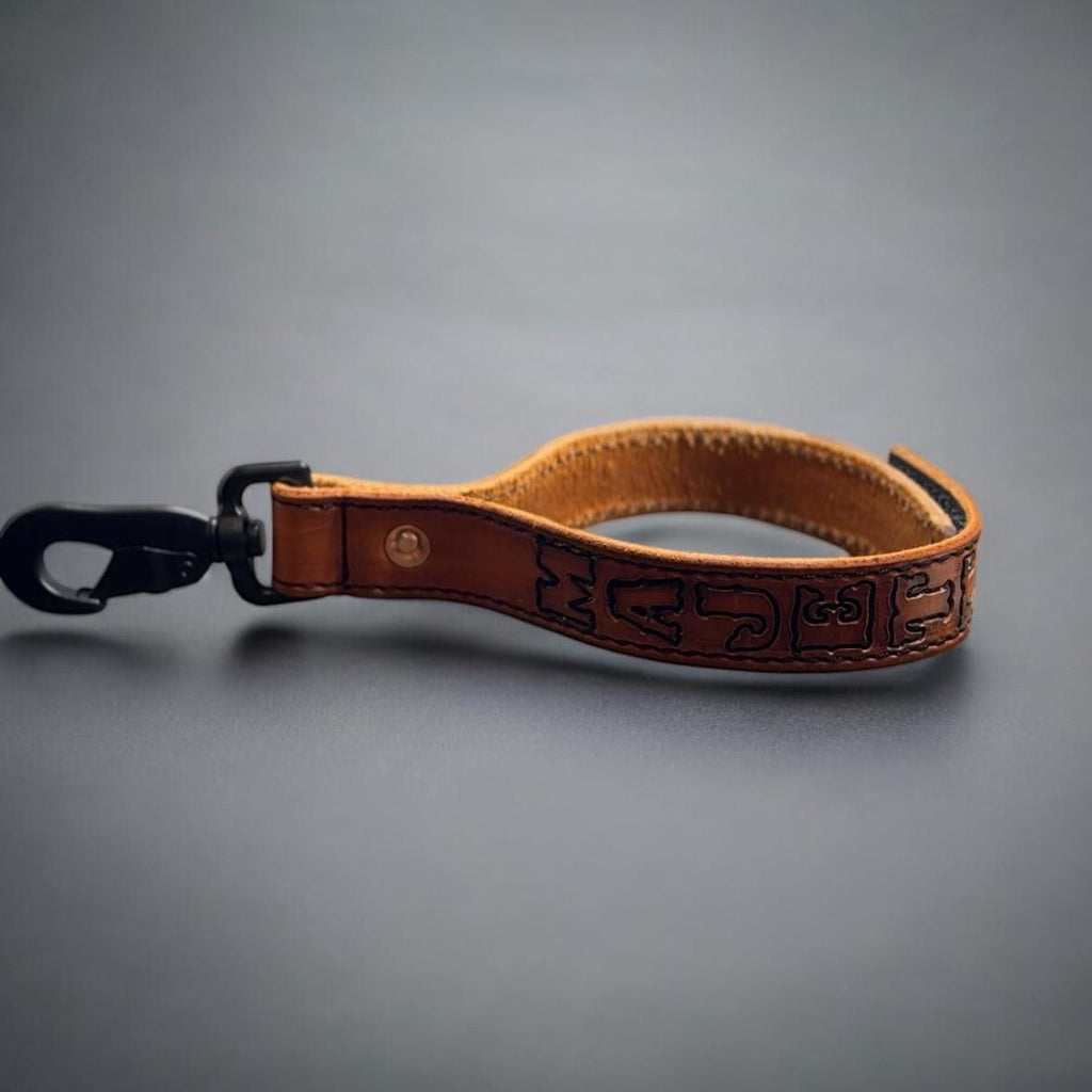 Personalized Leather Glove Strap – Heavy-Duty, Firefighter-Approved
