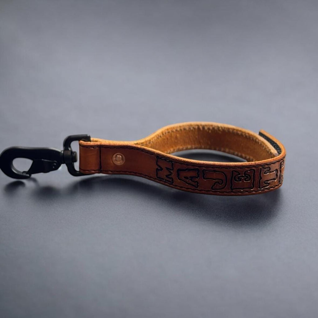 Personalized Leather Glove Strap – Heavy-Duty, Firefighter-Approved