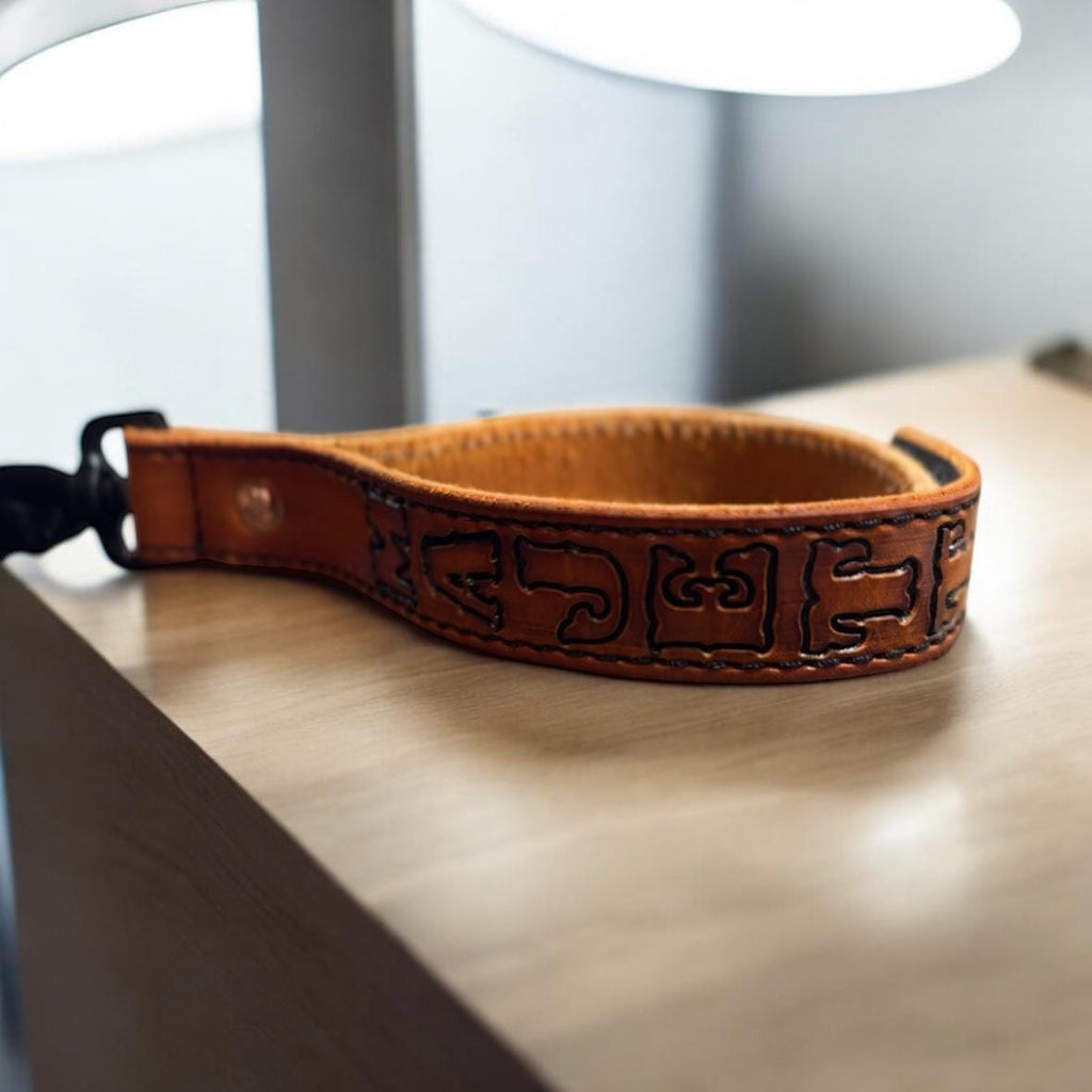 Personalized Leather Glove Strap – Heavy-Duty, Firefighter-Approved